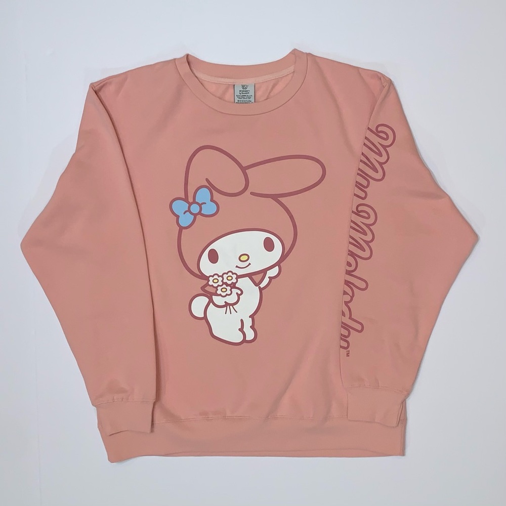 My Melody by Sanrio Pink Sweatshirt-Size L, XL New